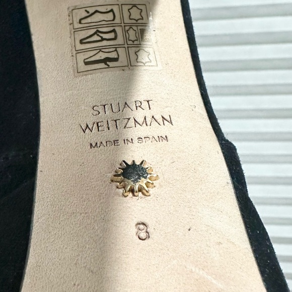 🌹STUART WEITZMAN🌹 Skyhigh Black Platform Booties Size: 8 - Picture 13 of 14